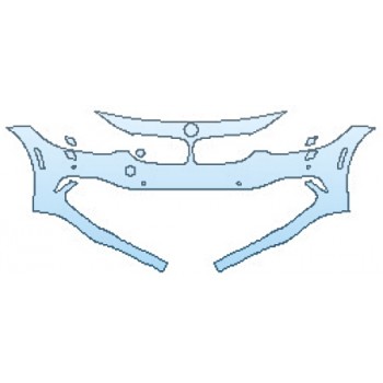 2017 BMW 4 SERIES 440I GRAN COUPE LUXURY PKG Bumper With Sensors and Washers(1 Piece)