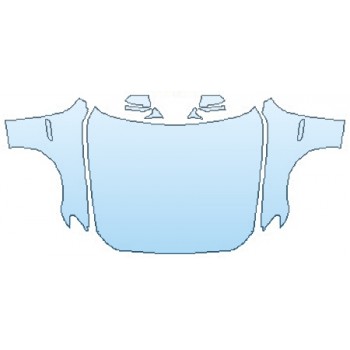 Precut PPF Kit – Clear Bra Paint Protection Film PAINT PROTECTION KIT - 2017 BMW 5 SERIES 528I XDRIVE SEDAN BASE FULL HOOD(WRAPPED EDGES) FENDERS MIRRORS - PRECUT PPF CLEAR BRA WRAP