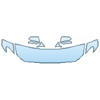 PAINT PROTECTION KIT - 2017 BMW 5 SERIES 535D XDRIVE SEDAN M SPORT HOOD(18 INCH) FENDERS MIRRORS - PRECUT PPF CLEAR BRA WRAP