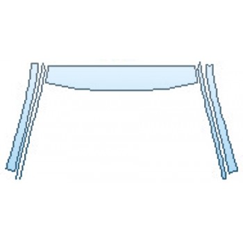 Precut PPF Kit – Clear Bra Paint Protection Film PAINT PROTECTION KIT - 2017 BMW 5 SERIES 535D XDRIVE SEDAN M SPORT ROOF A-PILLARS - PRECUT PPF CLEAR BRA WRAP