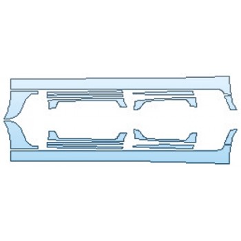 Precut PPF Kit – Clear Bra Paint Protection Film PAINT PROTECTION KIT - 2017 BMW 5 SERIES 535I XDRIVE SEDAN BASE ROCKERS - PRECUT PPF CLEAR BRA WRAP