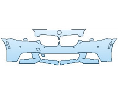 2017 BMW 5 SERIES 535I XDRIVE SEDAN M SPORT Bumper With Sensors
