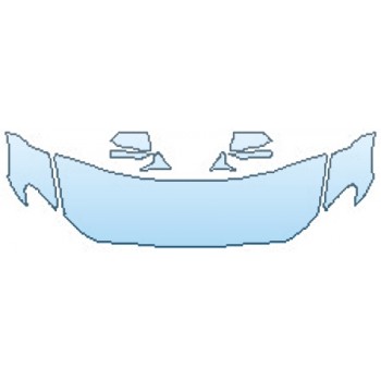 Precut PPF Kit – Clear Bra Paint Protection Film PAINT PROTECTION KIT - 2017 BMW 5 SERIES 550I SEDAN M SPORT HOOD(24 INCH WRAPPED EDGES) FENDERS MIRRORS - PRECUT PPF CLEAR BRA WRAP