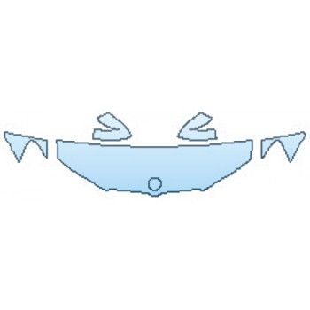 PAINT PROTECTION KIT - 2017 BMW X4 XDRIVE28I BASE HOOD(18 INCH) FENDERS MIRRORS - PRECUT PPF CLEAR BRA WRAP