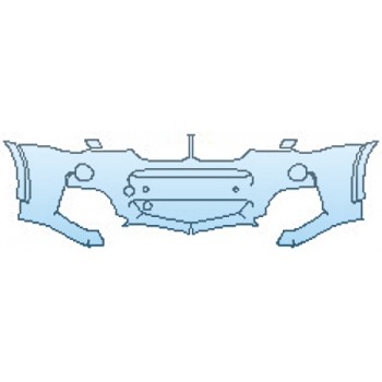 Precut PPF Kit – Clear Bra Paint Protection Film PAINT PROTECTION KIT - 2017 BMW X4 XDRIVE28I M SPORT BUMPER WITH SENSORS - PRECUT PPF CLEAR BRA WRAP