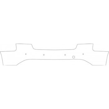 2011 AUDI S5 COUPE S-LINE Full Rear Bumper(s-line With Sensors) Kit