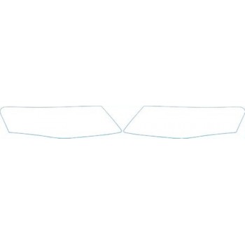 PAINT PROTECTION KIT - 2010 AUDI S4 SEDAN 3.0T BASE HEADLIGHTS KIT - PRECUT PPF CLEAR BRA WRAP