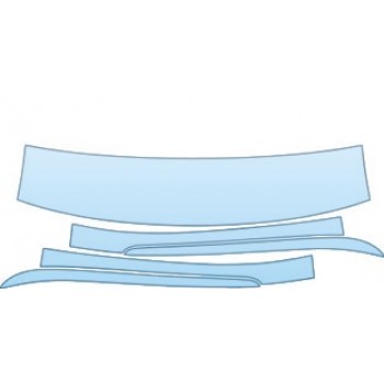 PAINT PROTECTION KIT - 2009 ACURA TSX AERO ROOF A-PILLAR KIT - PRECUT PPF CLEAR BRA WRAP