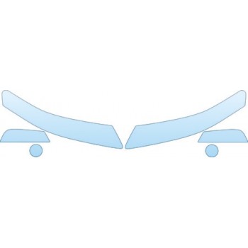 PAINT PROTECTION KIT - 2013 ACURA TL BASE  HEADLIGHTS FOG LIGHTS KIT - PRECUT PPF CLEAR BRA WRAP