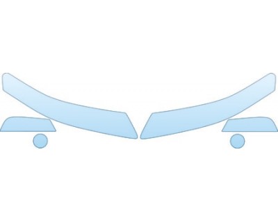 PAINT PROTECTION KIT - 2013 ACURA TL BASE  HEADLIGHTS FOG LIGHTS KIT - PRECUT PPF CLEAR BRA WRAP