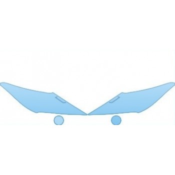 PAINT PROTECTION KIT - 2011 ACURA ZDX SPORT WAGON  HEADLIGHTS FOGLIGHTS KIT - PRECUT PPF CLEAR BRA WRAP