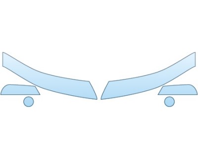 PAINT PROTECTION KIT - 2014 ACURA TL BASE  HEADLIGHTS FOG LIGHTS - PRECUT PPF CLEAR BRA WRAP