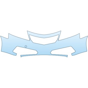 PAINT PROTECTION KIT - 2014 ACURA TL BASE  BUMPER - PRECUT PPF CLEAR BRA WRAP