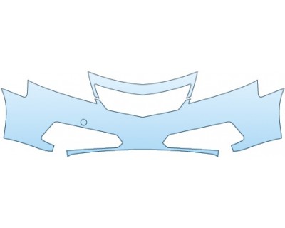 PAINT PROTECTION KIT - 2014 ACURA TL BASE  BUMPER - PRECUT PPF CLEAR BRA WRAP