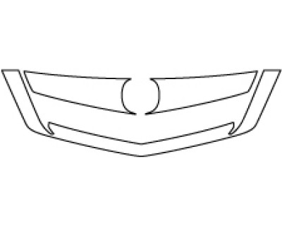 2014 ACURA TSX BASE  Grille