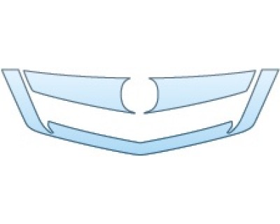 PAINT PROTECTION KIT - 2014 ACURA TSX AERO  GRILLE - PRECUT PPF CLEAR BRA WRAP