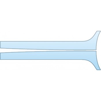 PAINT PROTECTION KIT - 2014 ASTON MARTIN RAPIDE SEDAN  ROCKERS - PRECUT PPF CLEAR BRA WRAP