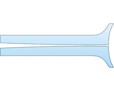 PAINT PROTECTION KIT - 2014 ASTON MARTIN RAPIDE SEDAN  ROCKERS - PRECUT PPF CLEAR BRA WRAP