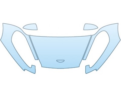 PAINT PROTECTION KIT - 2014 ASTON MARTIN RAPIDE SEDAN  HOOD FENDER MIRRORS - PRECUT PPF CLEAR BRA WRAP