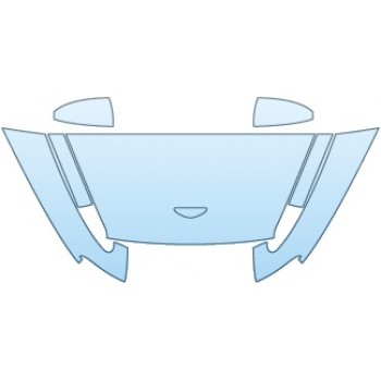 PAINT PROTECTION KIT - 2014 ASTON MARTIN RAPIDE SEDAN  STANDARD HOOD FENDER MIRRORS - PRECUT PPF CLEAR BRA WRAP