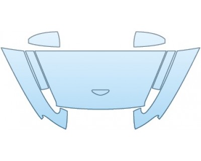 PAINT PROTECTION KIT - 2014 ASTON MARTIN RAPIDE SEDAN  STANDARD HOOD FENDER MIRRORS - PRECUT PPF CLEAR BRA WRAP