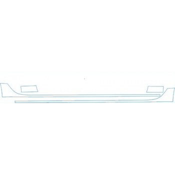 PAINT PROTECTION KIT - 2012 AUDI A4 SEDAN BASE ROCKERS KIT - PRECUT PPF CLEAR BRA WRAP