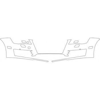 2013 AUDI A7 PREMIUM PLUS BASE Bumper(with Washers And Sensors) Kit