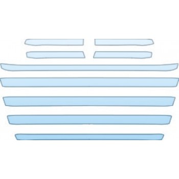 PAINT PROTECTION KIT - 2013 AUDI A5 COUPE BASE GRILLE KIT - PRECUT PPF CLEAR BRA WRAP