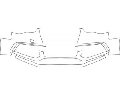 2013 AUDI A5 CABRIOLET S-LINE Bumper(with Tow Hook S-line) Kit