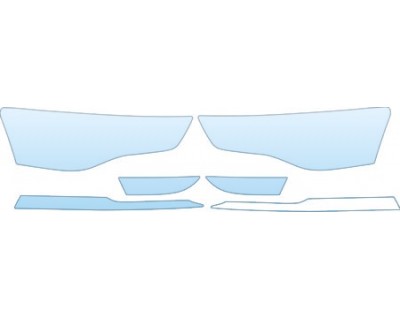 PAINT PROTECTION KIT - 2013 AUDI A5 COUPE BASE HEADLIGHTS FOG LIGHTS KIT - PRECUT PPF CLEAR BRA WRAP