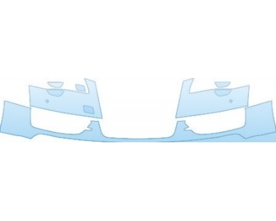 PAINT PROTECTION KIT - 2013 AUDI S8 BASE  BUMPER(WITH SENSORS AND WASHERS) KIT - PRECUT PPF CLEAR BRA WRAP