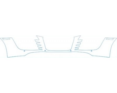 PAINT PROTECTION KIT - 2011 AUDI R8 BASE  BUMPER(WITH SENSORS) KIT - PRECUT PPF CLEAR BRA WRAP