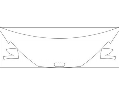 2012 AUDI R8 GT CONVERTIBLE Hood Mirrors(bikini Cut) Kit