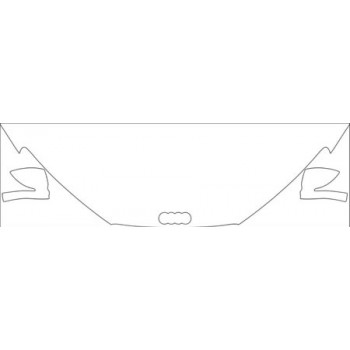 2012 AUDI R8 V8 BASE Hood Mirrors Kit