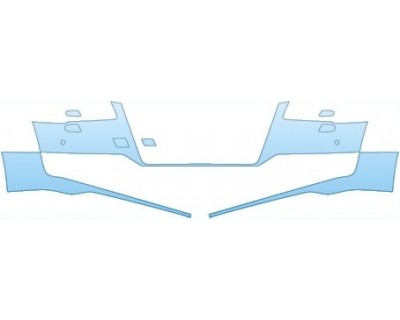PAINT PROTECTION KIT - 2015 AUDI A8 L  BUMPER (LESS SEAMS) - PRECUT PPF CLEAR BRA WRAP