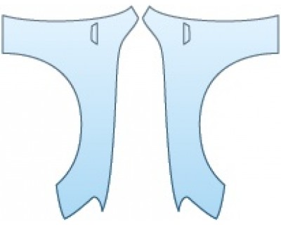 Precut PPF Kit – Clear Bra Paint Protection Film PAINT PROTECTION KIT - 2016 AUDI S4 PREMIUM PLUS FULL FENDERS - PRECUT PPF CLEAR BRA WRAP