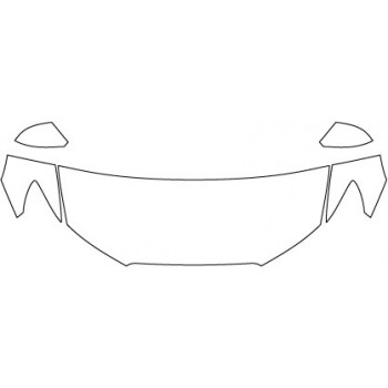 2017 AUDI A6 S-LINE  Hood Fenders Mirrors (24 Inch)