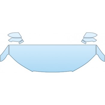 PAINT PROTECTION KIT - 2014 AUDI A7 PREMIUM PLUS BASE HOOD FENDER MIRRORS - PRECUT PPF CLEAR BRA WRAP