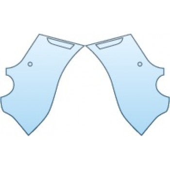 PAINT PROTECTION KIT - 2015 AUDI R8 V10 PLUS  SPLASH(WITH MARKER LIGHTS & SENSORS) - PRECUT PPF CLEAR BRA WRAP