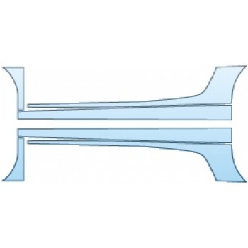 PAINT PROTECTION KIT - 2015 AUDI R8 V10 PLUS  ROCKERS - PRECUT PPF CLEAR BRA WRAP