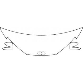 2015 AUDI R8 V8  Hood Mirrors(bikini Cut)