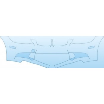 PAINT PROTECTION KIT - 2010 BMW M3 SEDAN  BUMPER(30 INCH/LOWER SPLIT) KIT - PRECUT PPF CLEAR BRA WRAP