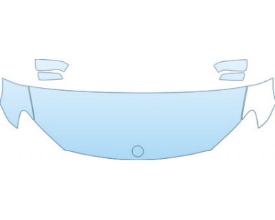 2009 BMW 740 I SEDAN BASE Hood Fender Mirror Kit - PRECUT PPF CLEAR BRA WRAP