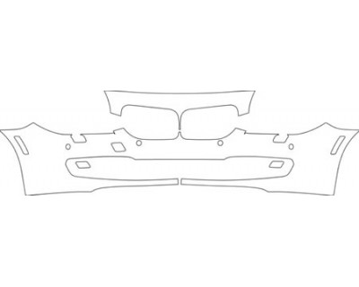 2012 BMW 650 I CONVERTIBLE Bumper(with Washers And Sensors) Kit