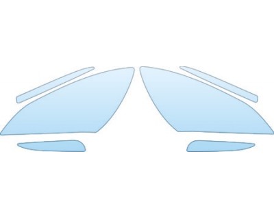 PAINT PROTECTION KIT - 2012 BMW 650 I CONVERTIBLE HEADLIGHTS FOGLIGHTS KIT - PRECUT PPF CLEAR BRA WRAP