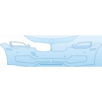 PAINT PROTECTION KIT - 2013 BMW 335 SEDAN SPORT LINE BUMPER(SPORT LINE WITH SENSORS) KIT - PRECUT PPF CLEAR BRA WRAP