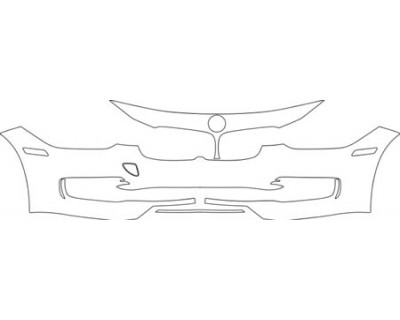 2012 BMW 328 SEDAN BASE AND LUXURY LINE Bumper(luxury Line Without Sensors) Kit