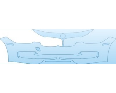 Precut PPF Kit – Clear Bra Paint Protection Film PAINT PROTECTION KIT - 2013 BMW 335 SEDAN LUXURY LINE BUMPER(LUXURY LINE WITHOUT SENSORS) KIT - PRECUT PPF CLEAR BRA WRAP