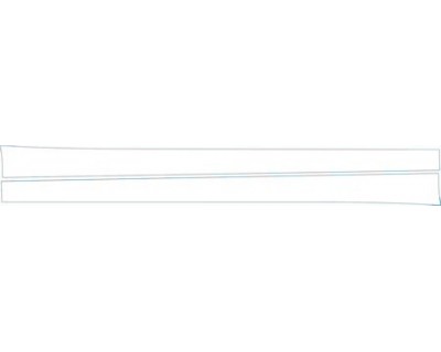 PAINT PROTECTION KIT - 2012 BMW 335 SEDAN MODERN LINE ROCKERS KIT - PRECUT PPF CLEAR BRA WRAP