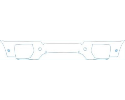 PAINT PROTECTION KIT - 2012 BMW X6 XDRIVE50I  BUMPER(WITH WASHERS AND SENSORS) KIT - PRECUT PPF CLEAR BRA WRAP